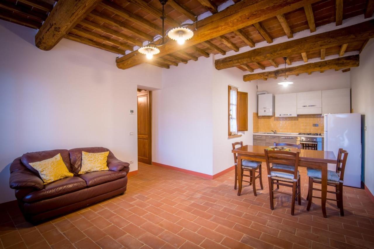 Ulivo-Chianti Charming Flat With Private Parking! Daire Asciano Dış mekan fotoğraf