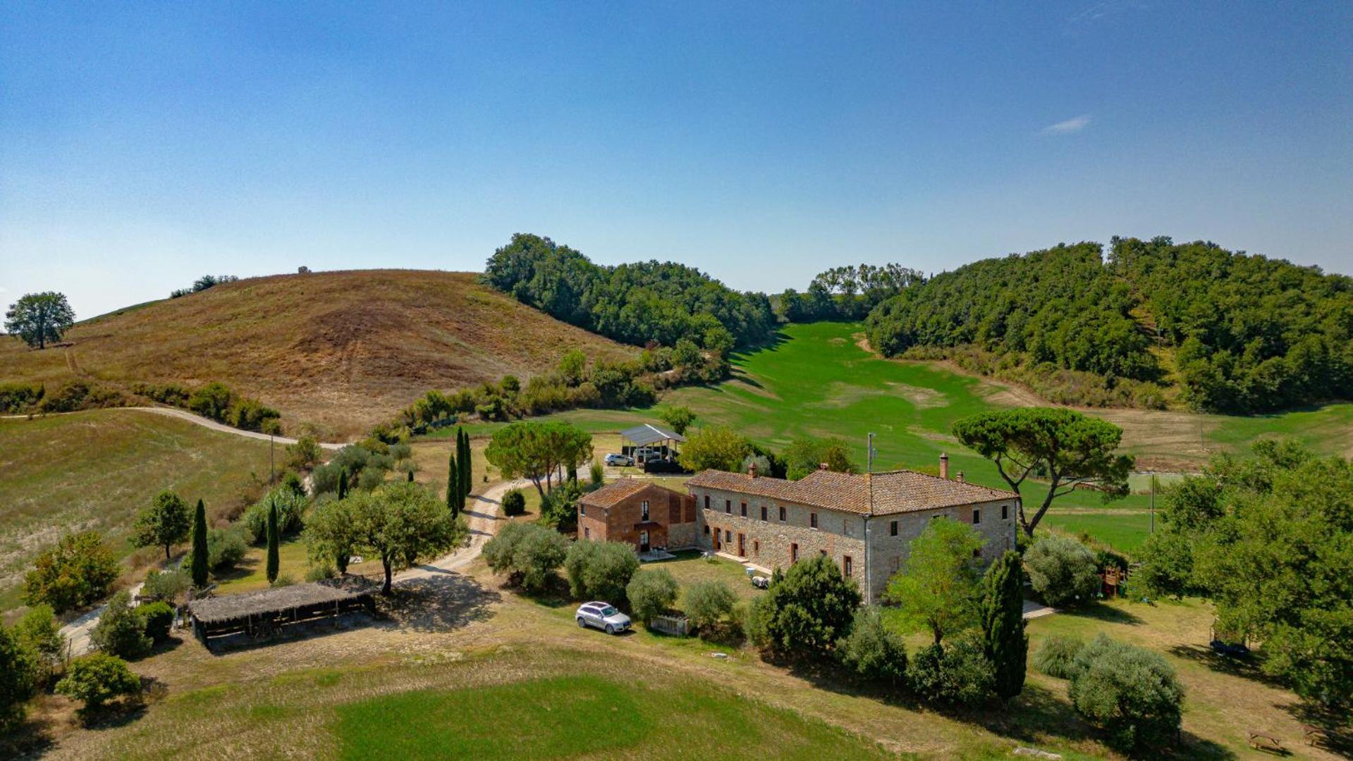 Ulivo-Chianti Charming Flat With Private Parking! Daire Asciano Dış mekan fotoğraf