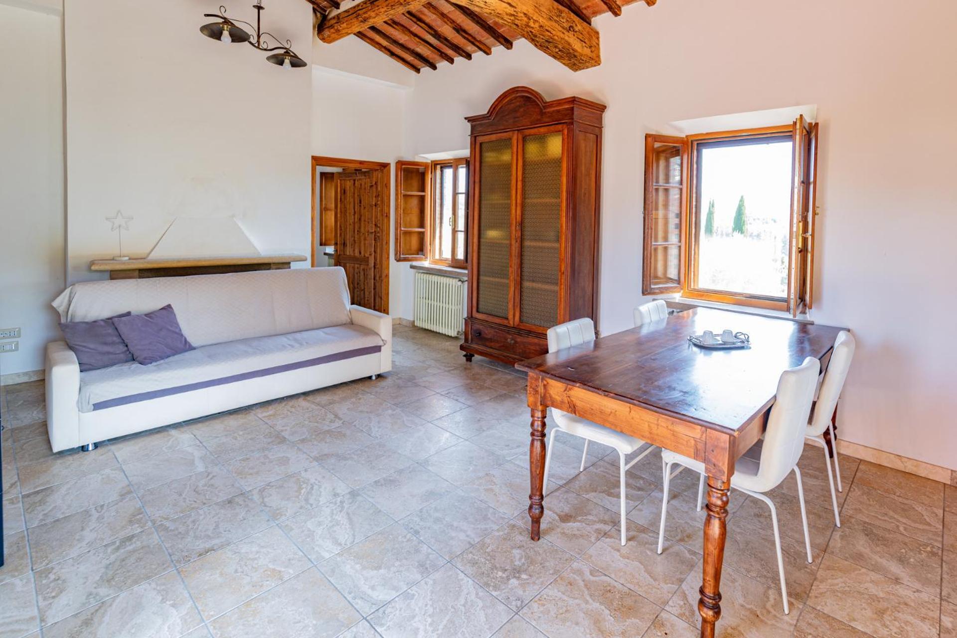 Ulivo-Chianti Charming Flat With Private Parking! Daire Asciano Dış mekan fotoğraf
