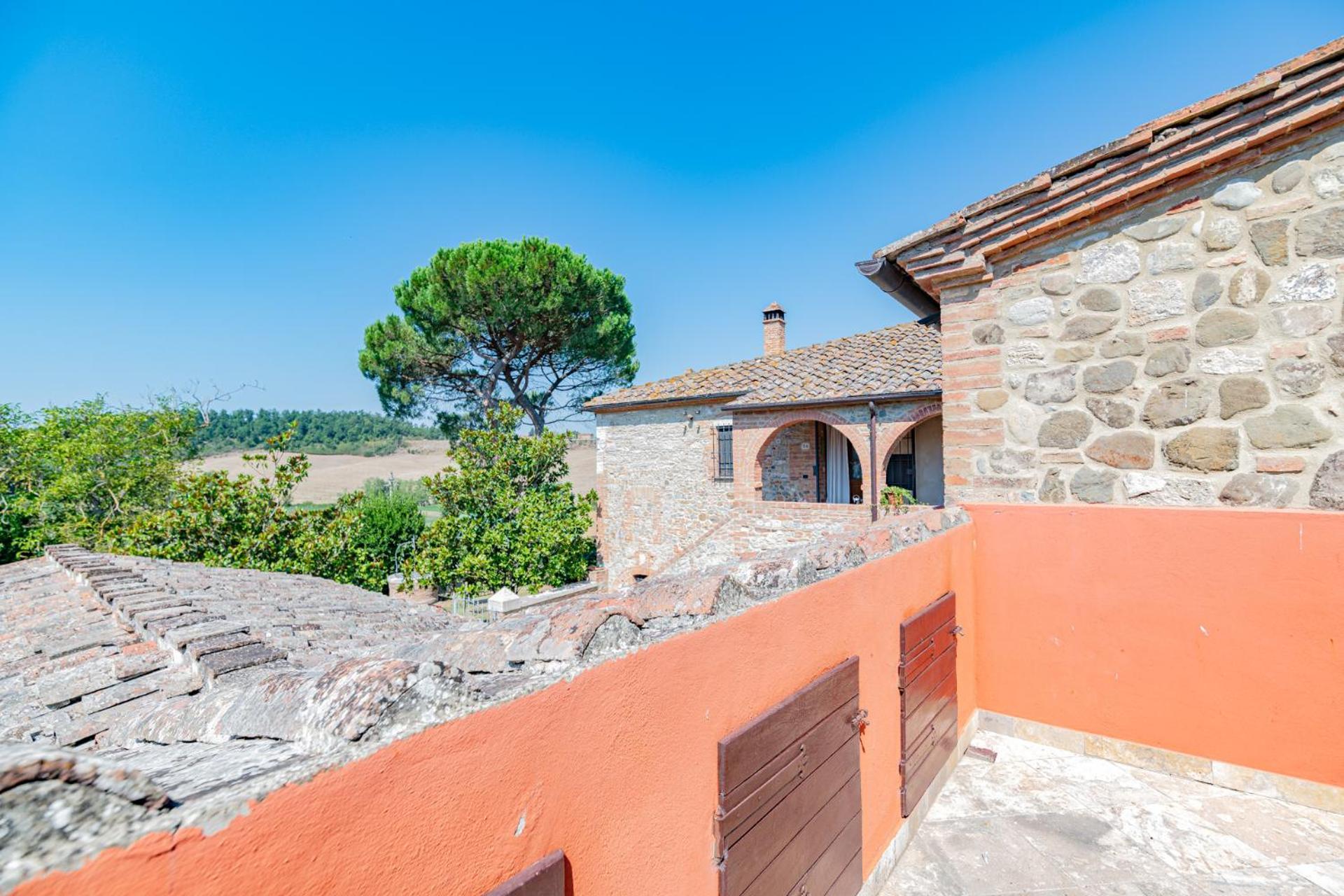 Ulivo-Chianti Charming Flat With Private Parking! Daire Asciano Dış mekan fotoğraf