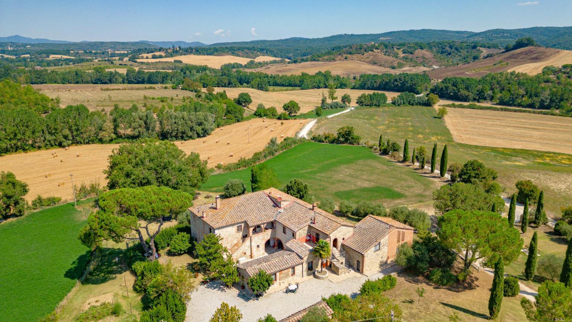Ulivo-Chianti Charming Flat With Private Parking! Daire Asciano Dış mekan fotoğraf