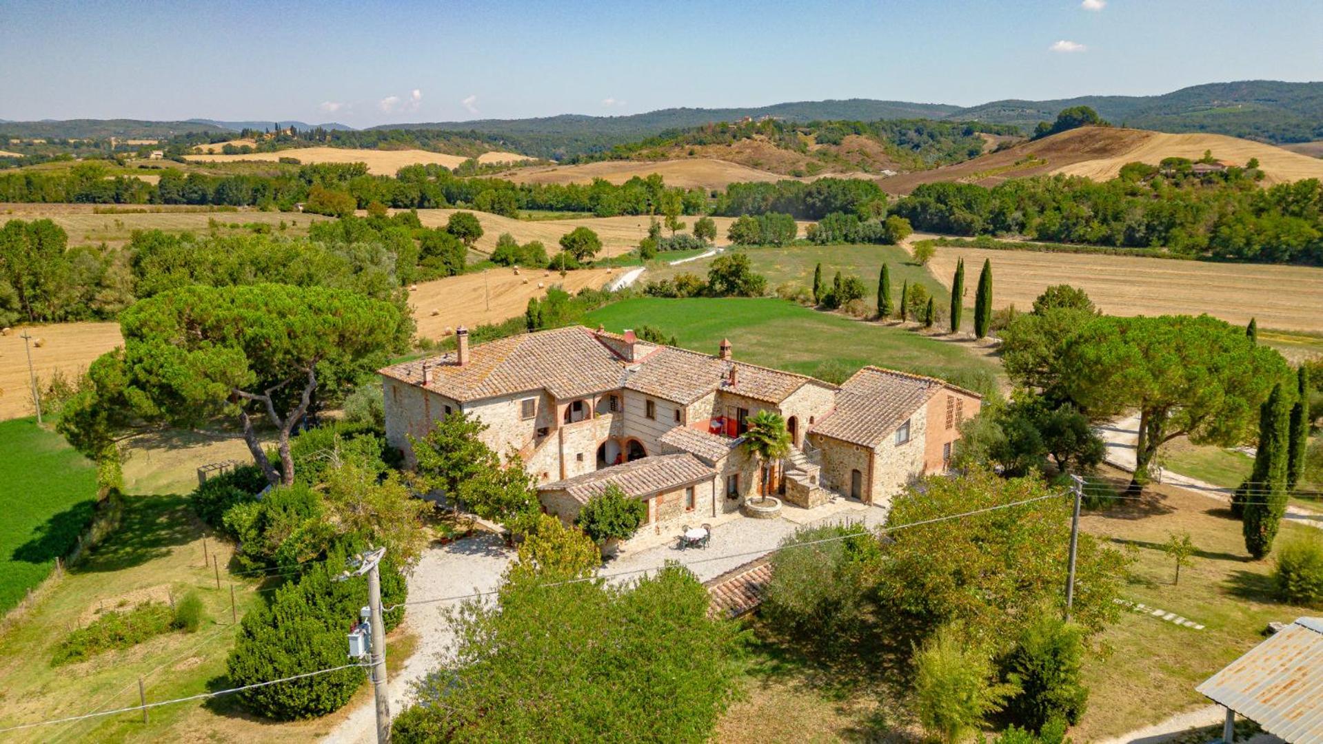 Ulivo-Chianti Charming Flat With Private Parking! Daire Asciano Dış mekan fotoğraf