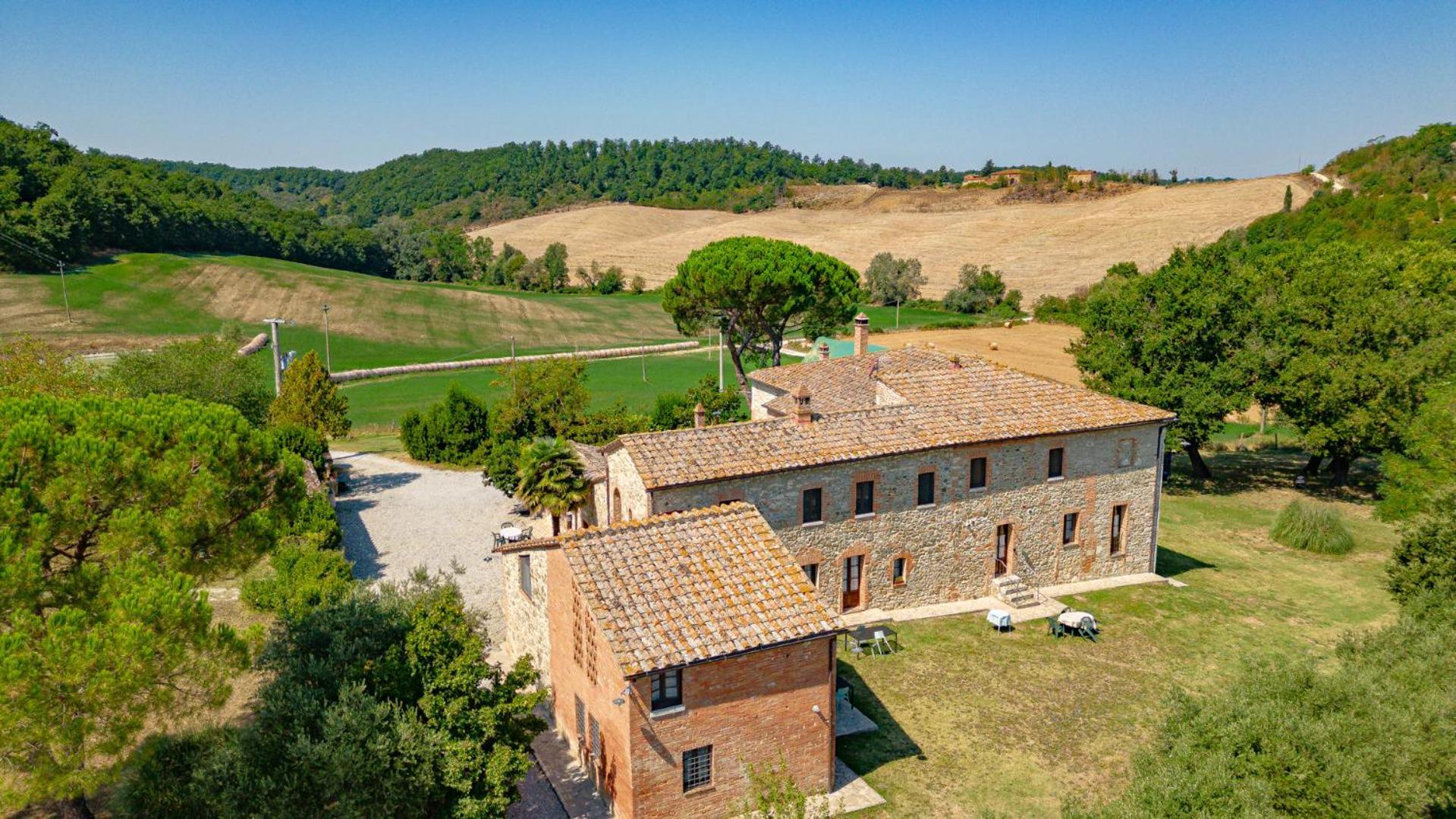 Ulivo-Chianti Charming Flat With Private Parking! Daire Asciano Dış mekan fotoğraf